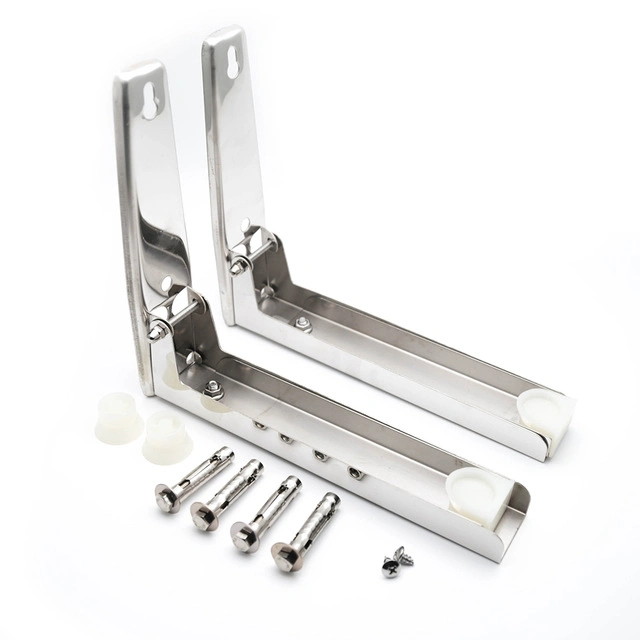 China Made Customized Exquisite Quality Steel and Stainless Steel Microwave L Shaped Universal Oven Brackets