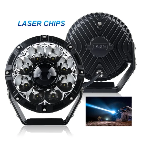 Kings High Power Laser LED Luz de conducción 1900m Distancia de luz 7 pulgadas 8.5 pulgadas 9 pulgadas 145W Camión 4X4 Offroad Laser LED Luz de trabajo para Tractor SUV Jeep