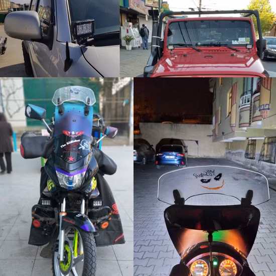 Spot Fog Pod Work Light Camión Coche Vehículo Parachoques Blanco Amarillo Dual Color Offroad Auxiliar LED Luz de conducción