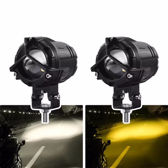 24V 12V Universal motocicleta camión láser focos Mini niebla conducción coche luz de trabajo LED