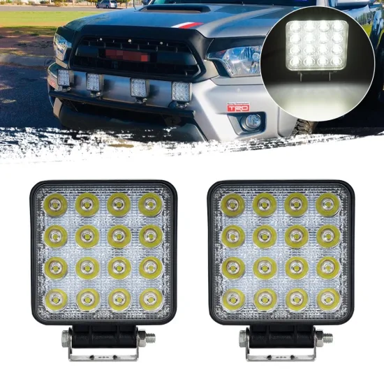 48W Car Truck Offroad Auto Moto Accesorios Faro LED Luz de trabajo LED (GF-016Z03)