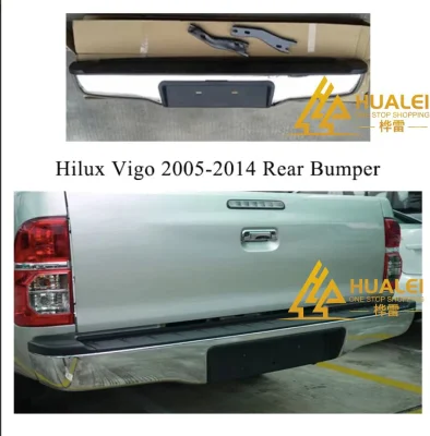 Para Toyota Hilux Vigo 2005-2012 parachoques trasero-accesorios de recogida 4X4