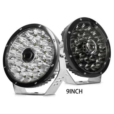 Foco de 9 pulgadas Super brillante 12V 24V Camión Offroad 4X4 Haz de foco de inundación Foco LED 7'' 9'' Pulgadas Luz de conducción LED láser redonda