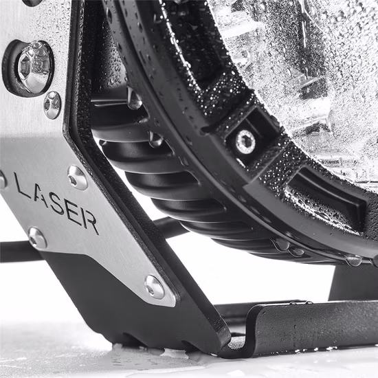 Distancia de iluminación de 1000 metros para motocicleta Jeep 4X4, luz de conducción para exteriores todoterreno, luz de trabajo de 7 pulgadas, faro alto y bajo, luz láser LED